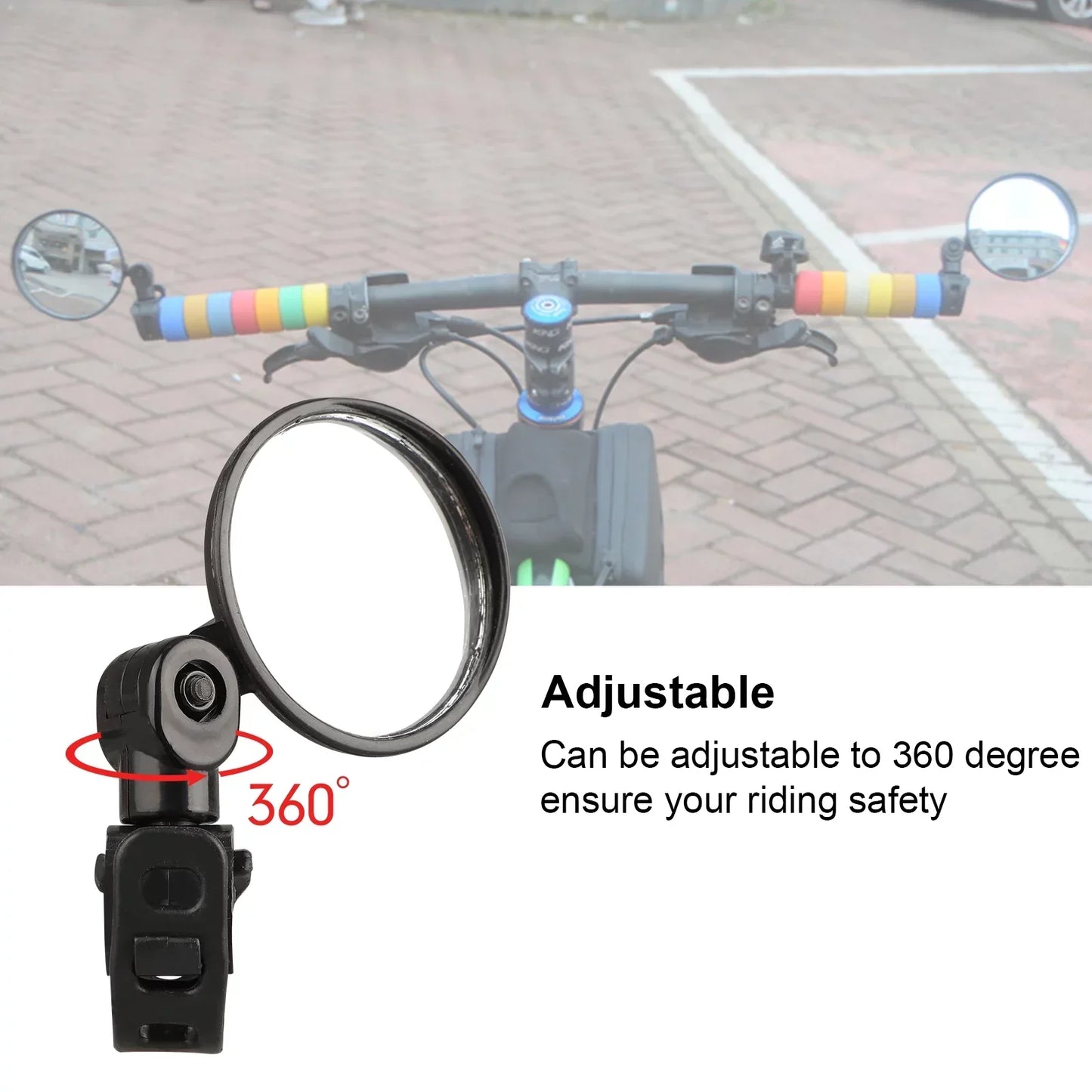 Bicycle Rearview Handlebar Mirrors