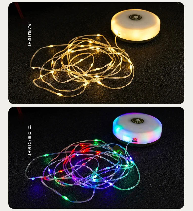 Multifunctional String Lights (10m). Waterproof, Portable, Easy to Store